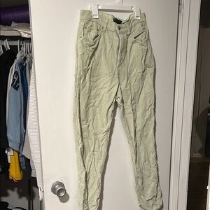 ASOS Light Green Corduroy Pants